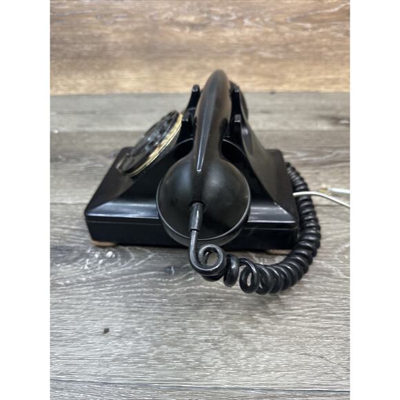 Vintage Northern Electric Rotary Dial Bakelite Desk Phone Canada Made - Picture 5 of 12